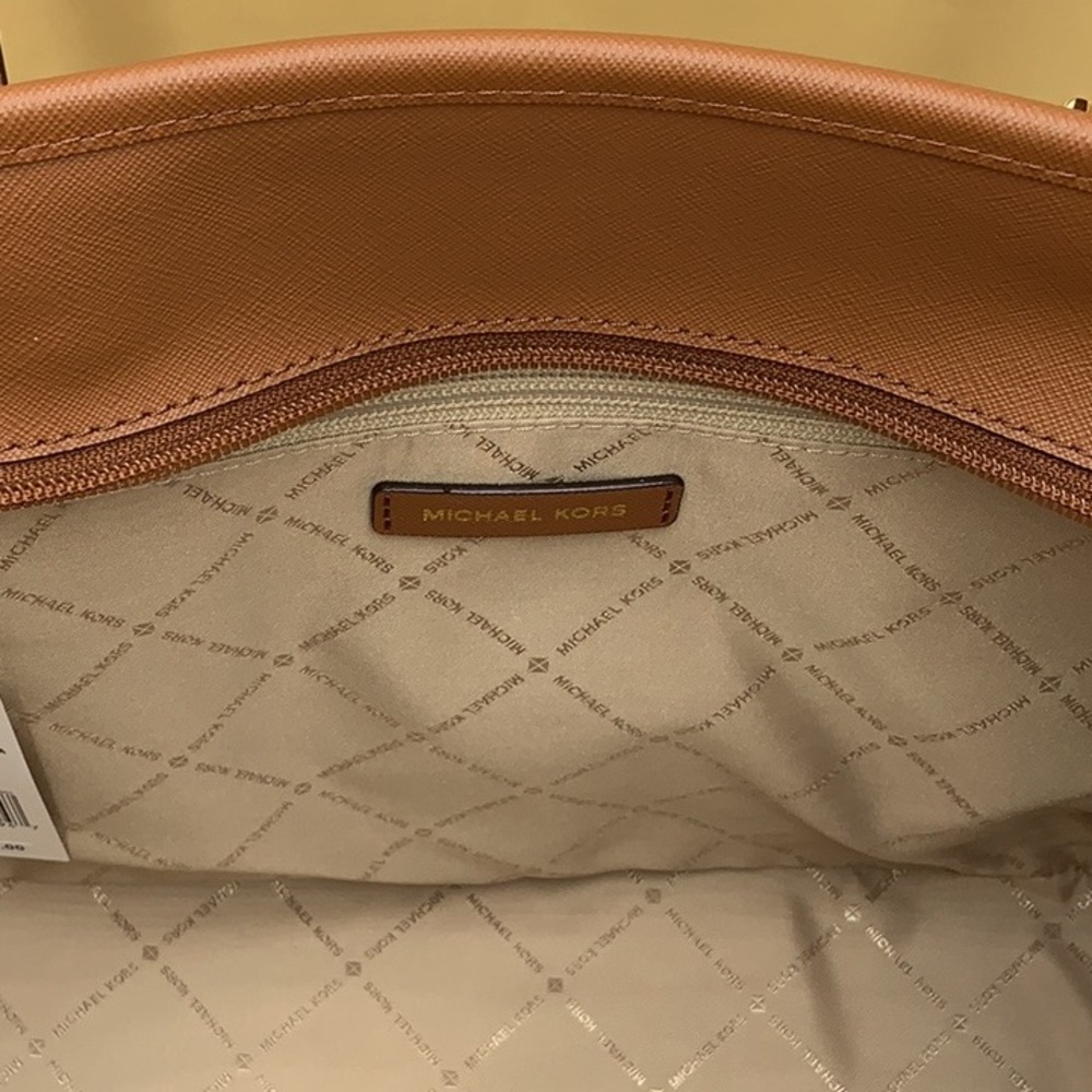 MICHAEL KORS TOP ZIP LARGE TOTE VANILLA COLOR - Picture 11 of 15